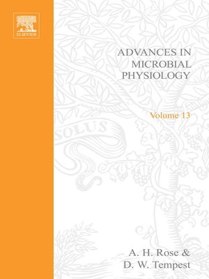 cover image of Advances in Microbial Physiology